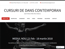 Tablet Screenshot of danscontemporan.net